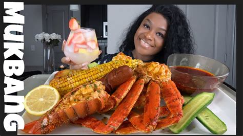 Seafood Boil Mukbang Bloves Smackalicious Sauce Youtube