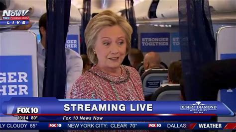 First Sighting Hillary Clinton Back On The Campaign Trail Fnn Youtube