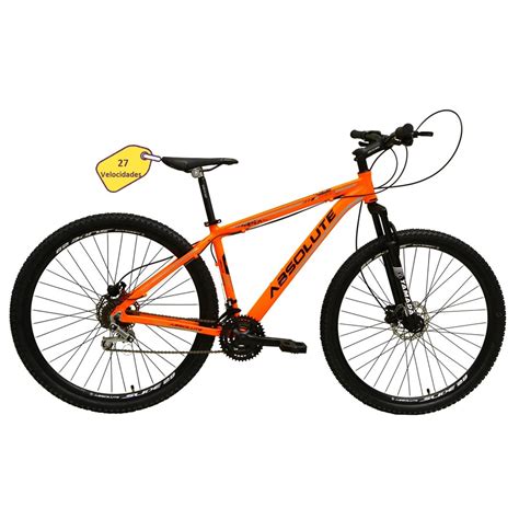 Bicicleta Aro 29 Absolute Nero 3 Alumínio 27v Freio a Disco Mecânico