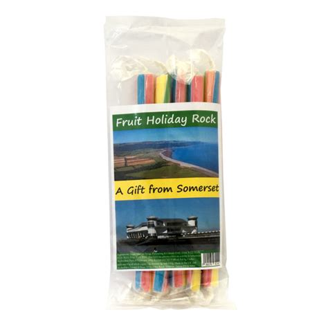 Clarence And Bean Holiday Rock Pack Fruit Flavoured Candy Exmouth