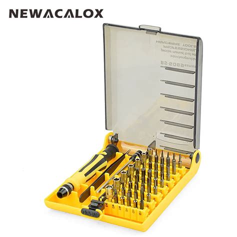 Newacalox Precision Screwdriver Set 45 In 1 Magnetic Screw Driver Tool