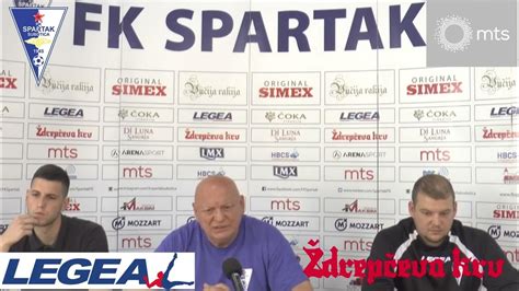 Najava Utakmice Fk Spartak Žk Fk RadniČki 1923 Xxxvi Kolo Llsls