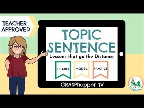 3 Steps For Teaching Topic Sentence Its That Time Of Year Teaching