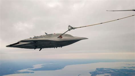 X 47b Demonstrates Autonomous Aerial Refueling Over The Atlantic Ocean