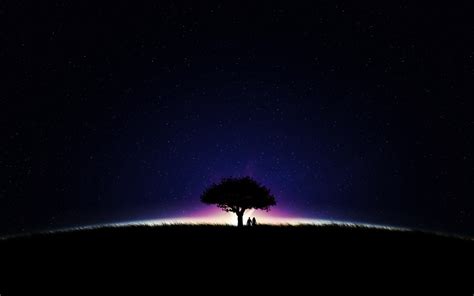 Dark night sky wallpaper - SF Wallpaper