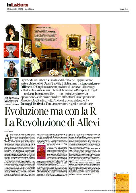 Corriere Della Sera La Lettura Evoluzione Ma Con La R La