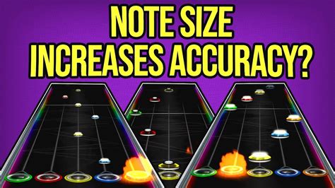 Why Your Note Size Matters On Clone Hero Best Note Size To Use On Clone Hero Youtube