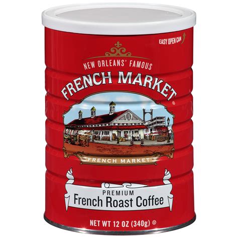 French Market French Roast Ground Coffee 12 Oz Can