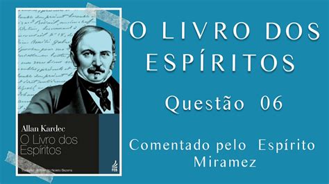 O Livro Dos Esp Ritos Quest O Youtube