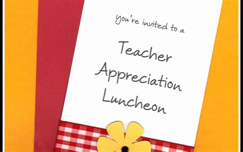 Teacher Appreciation Luncheon Invitation – Collegio Sanlorenzo Template