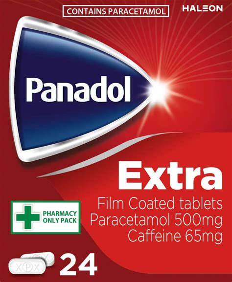 Paracetamol With Caffeine Panadol Extra Advance Tablets