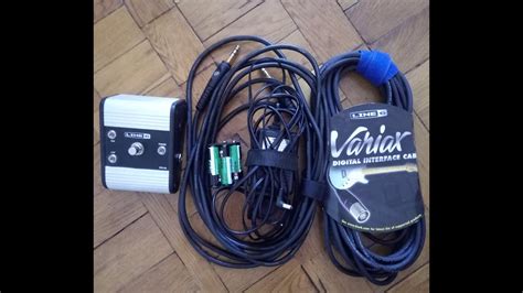 Line6 Variax digital interface cable или подключение гитар Variax к