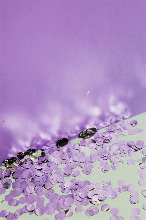 Purple Confetti · Free Stock Photo