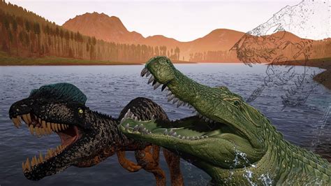 The Isle Snappy Jiggly Swim Boi Gonna Get Ya Deinosuchus Animations Reveals And Dilo Survival