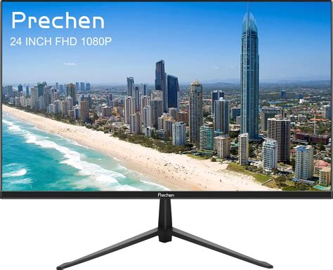 Prechen 24 Pouces Moniteur d ordinateur FHD 1080P Écran PC LED HDMI