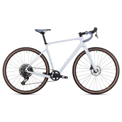 Cube Bicicletta Gravel Carbonio Nuroad C Ex Frostwhite