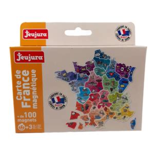 CARTE DE FRANCE MAGNETIQUE JEUJURA Saute Mouton