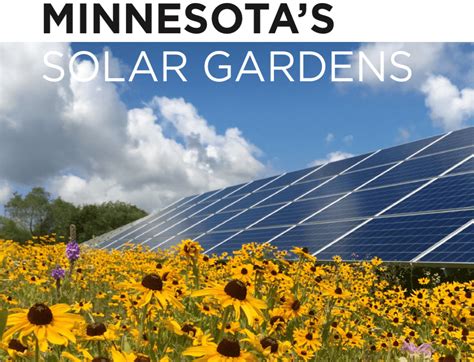 Minnesotas Solar Gardens The Status And Benefits Of Community Solar