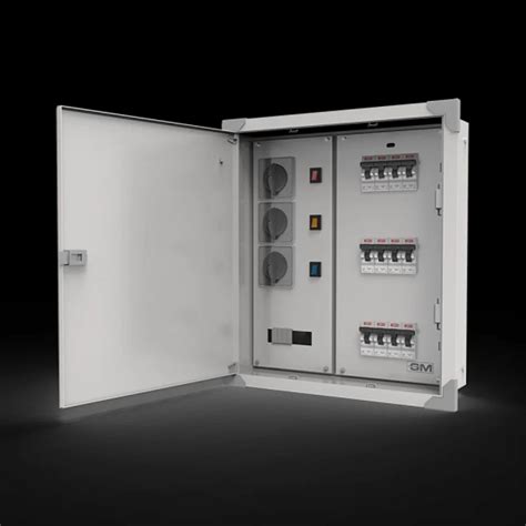 Gm Phase Selector Double Door Mcb Distribution Board Way Spn