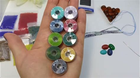 Шикарные нитки для бисера /Всё для вышивки бисером / Распаковка ...