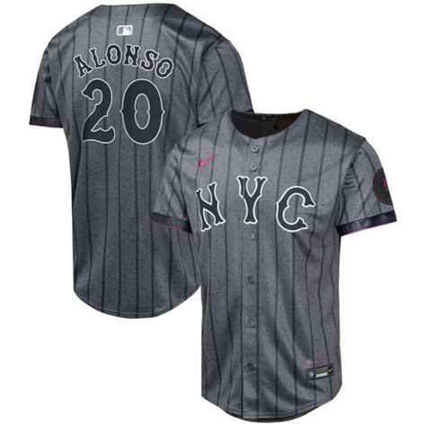 Pete Alonso New York Mets Youth City Connect Limited Player Jersey