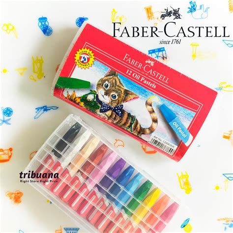 Jual Crayon Faber Castell Warna Edisi Kucing Cat Oil Pastel