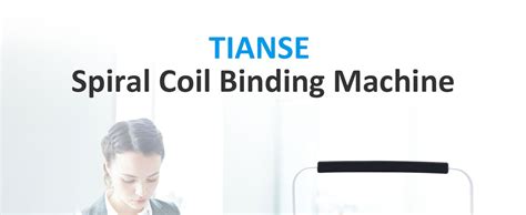 Amazon TIANSE Spiral Coil Binding Machine Manual Book Maker