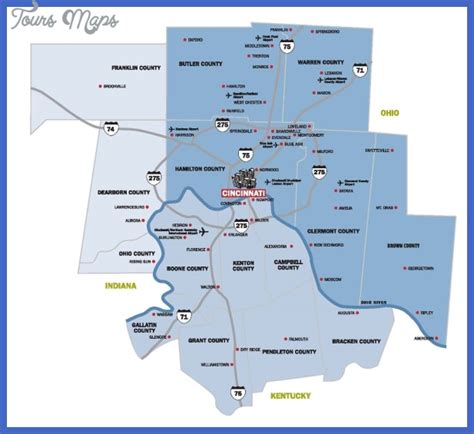 Cincinnati Metro Map