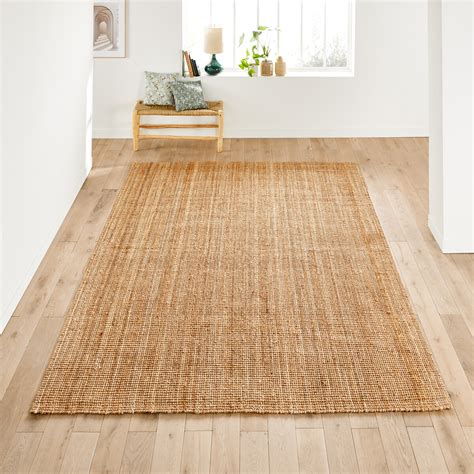 Aftas Xl Rectangular Jute Rug Natural La Redoute Interieurs La Redoute