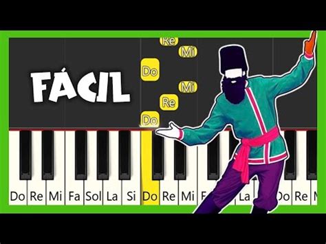 RASPUTIN JUST DANCE Boney M TUTORIAL PIANO FÁCIL CANCIÓN FÁCIL