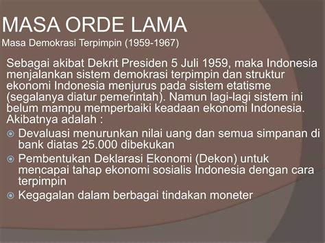 Sejarah Perekonomian Indonesia Ppt