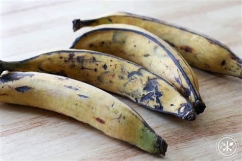 Ripe Plantains Baked In Brown Sugar Cinnamon Vanilla Coconut Oil And Bourbon Until