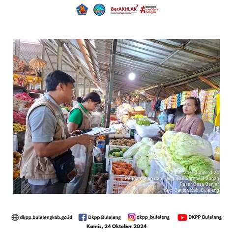 Pengambilan Bahan Sampel Bahan Pangan Di Pasar Desa Busungbiu Dan Pasar