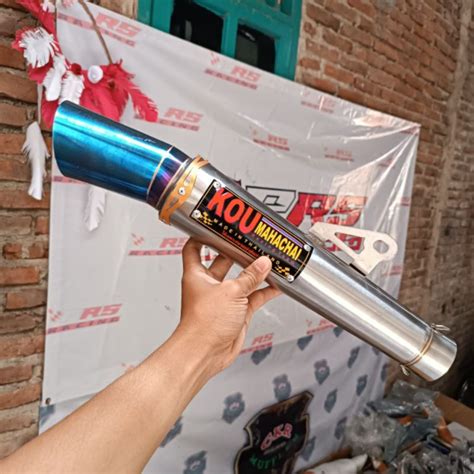 Jual Exhaust KOU Mahachai Conical Canister Pipe 51mm Only Shopee