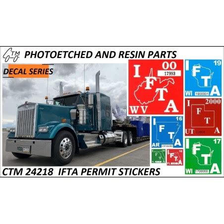 CTM 24218 IFTA permit stickers