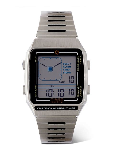 Timex Q Timex Reissue Lca 325mm Stainless Steel Digital Watch Timex