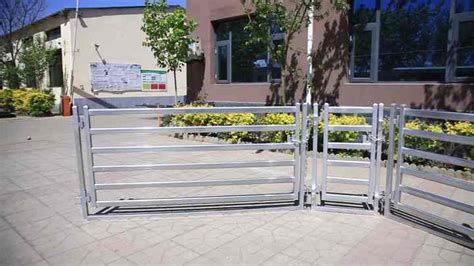 Galvanized Round Tube Cattle Panel Gates Cattle Panels Buy Cattle