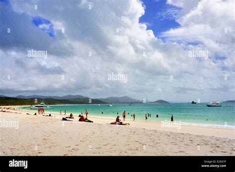 Whitehaven Beach, Whitsunday Island Stock Photo - Alamy