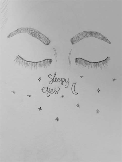 Sleepy Eyes Drawing at PaintingValley.com | Explore collection of ...