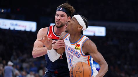 Thunder Vs Wizards Recap Shai Gilgeous Alexander Okc Rout Washington