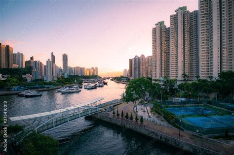 Aberdeen Harbour Seen From Ap Lei Chau Bridge In This Area You Will