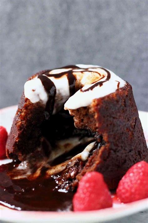 This Gluten Free Vegan Chocolate Lava Cake Is Seriously Indulgent