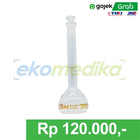 Jual Labu Ukur Ml Plastik Stopper Volumetric Flask Iwak Shopee