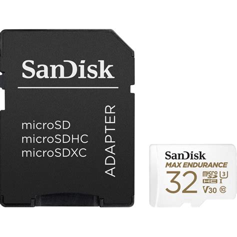 SanDisk Max Endurance MicroSDHC 32GB Memory Card JB Hi Fi