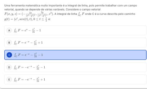 Uma Ferramenta Matemática Muito Importante É A Integral De Linha - Grátis: 7. Uma ferramenta matemática muito importante é a integral de ...