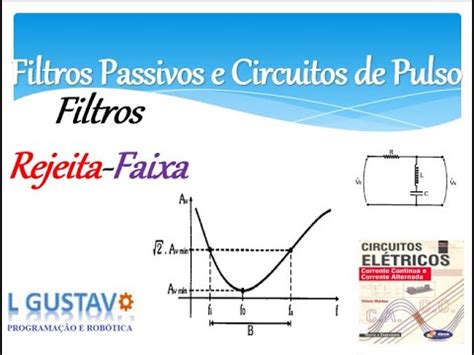 Aula 78 Filtro Rejeita Faixa Circuitos Elétricos YouTube