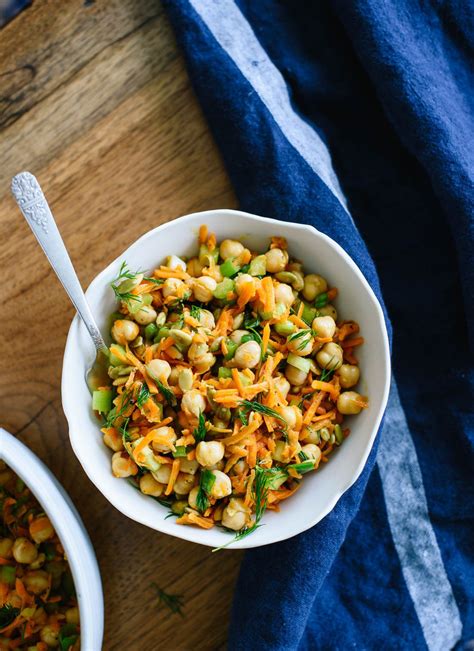 Chickpea Salad With Carrots And Dill Cookie And Kate