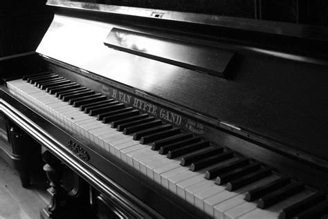 Bedroom Decor Fine Art Photography Black and White Piano