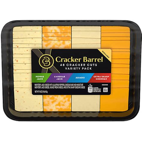 Cracker Barrel Cracker Cuts Pepper Jack Cheddar Jack Asiago Extra