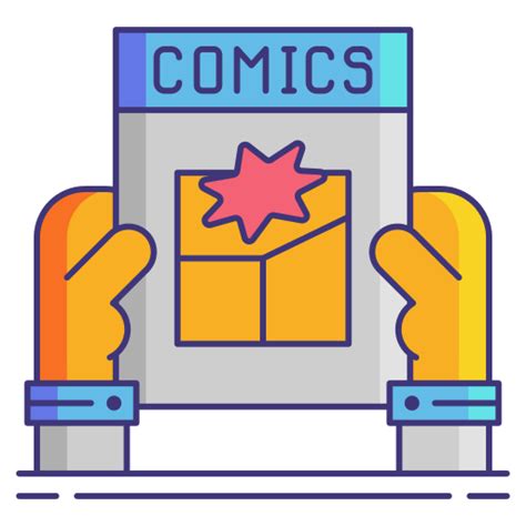 Comic Book Free Education Icons